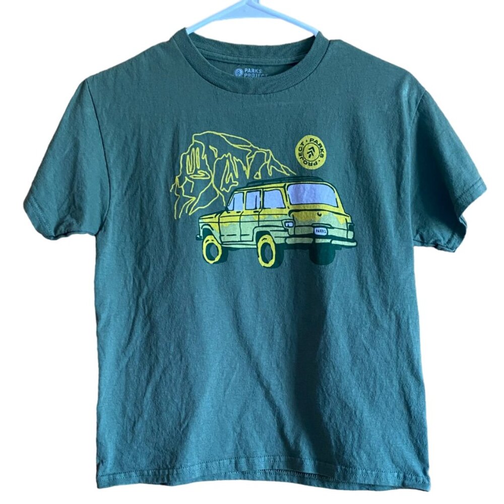 NWOT Parks Project Olive Green Outdoorsy Boy's T-Shirt